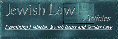 Jewish 
Law - Commentary/Opinion