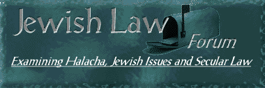 Jewish Law - Forum