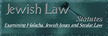 Jewish Law - Statutes